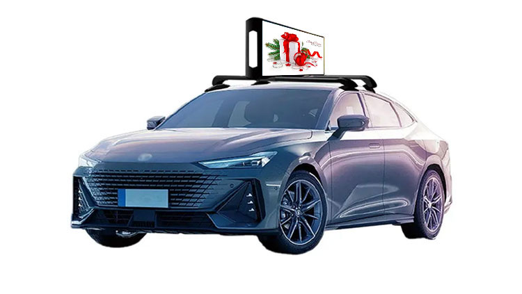 Car top LED display: New trends in urban mobile advertising